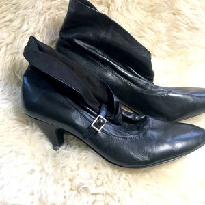 Nine West Women’s Size 11M Black Sexy Ankle Boot Heels